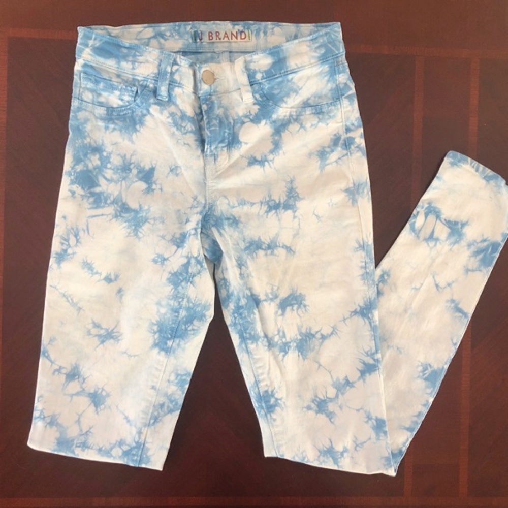 J Brand Tie-Dye Skinny Jeans